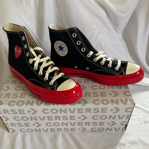 NWT Converse Commes Des Garçon high tops US 10 - Picture 7 of 7